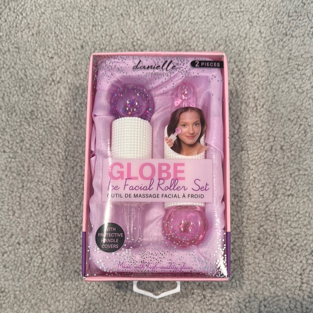 Danielle Creations Globe Ice Facial Roller Set - Pink